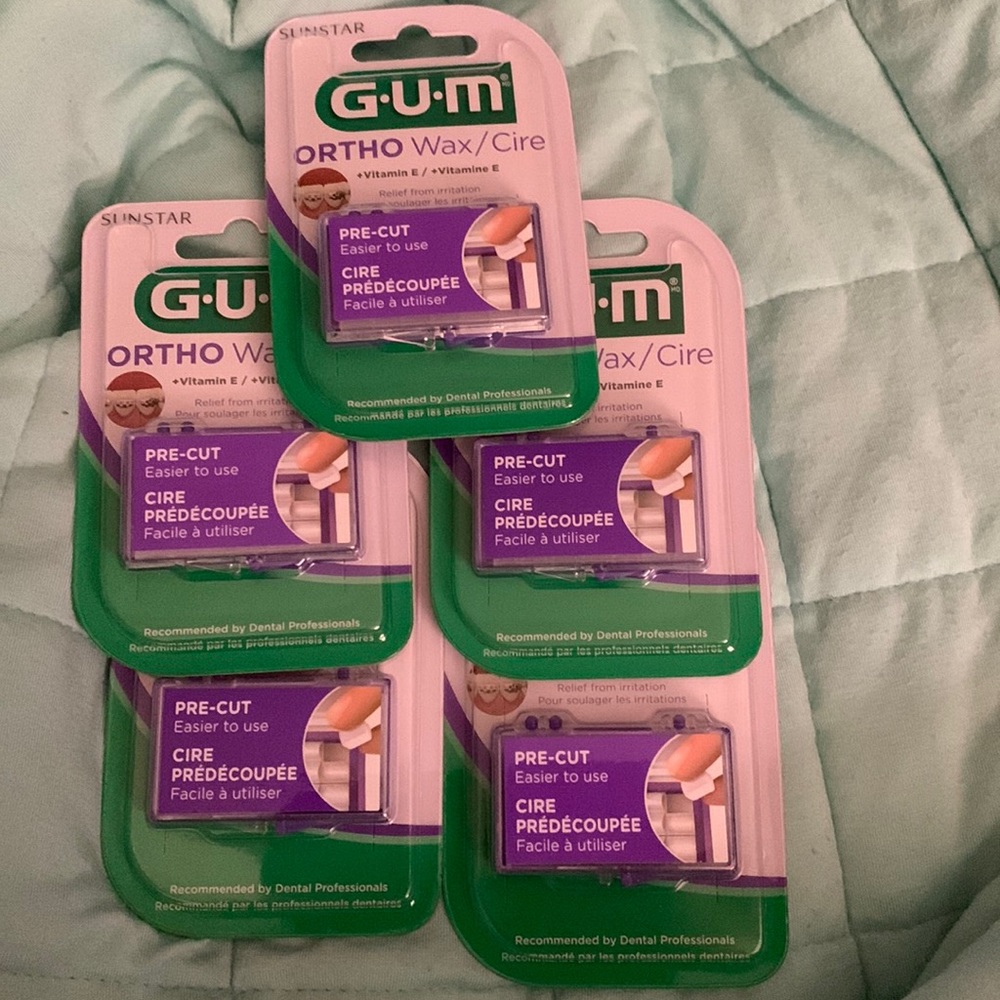 ✨4/$9✨ 5 Packs Gum Ortho Wax